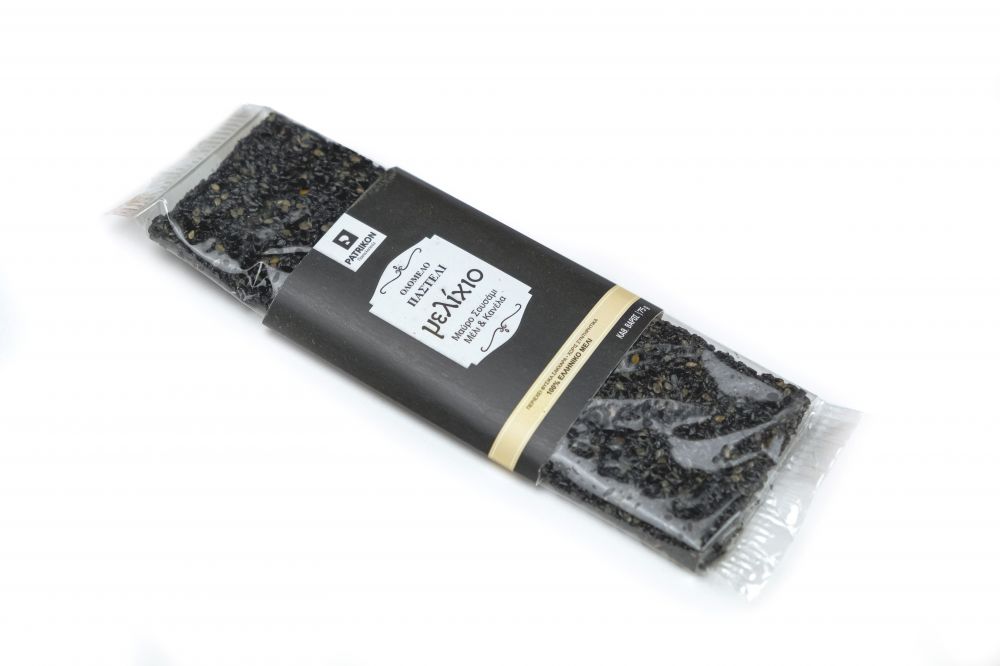 Παστέλι με μαύρο σουσάμι, μέλι και κανέλλα 75gr