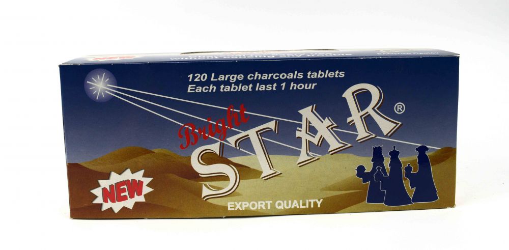 Καρβουνάκια θυμιάματος αστέρι STAR (μεγάλου μεγέθους 20x6)