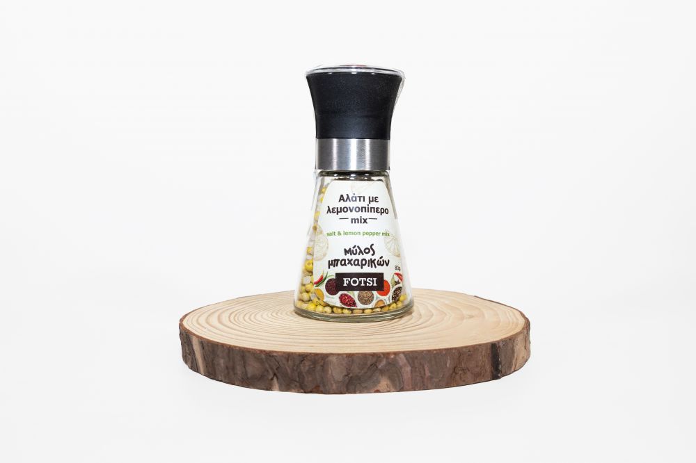 Μύλος με αλάτι και λεμονοπίπερο (80gr)