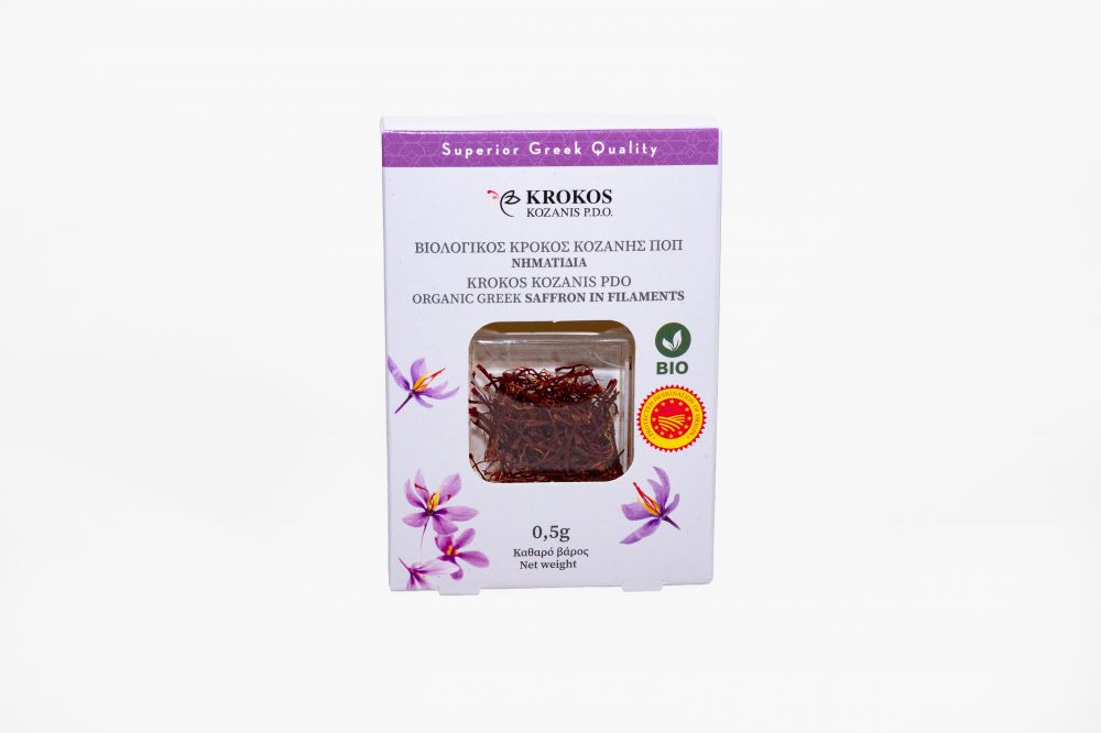 Κρόκος Κοζάνης - Saffron Στήμονες BIO 0.5gr